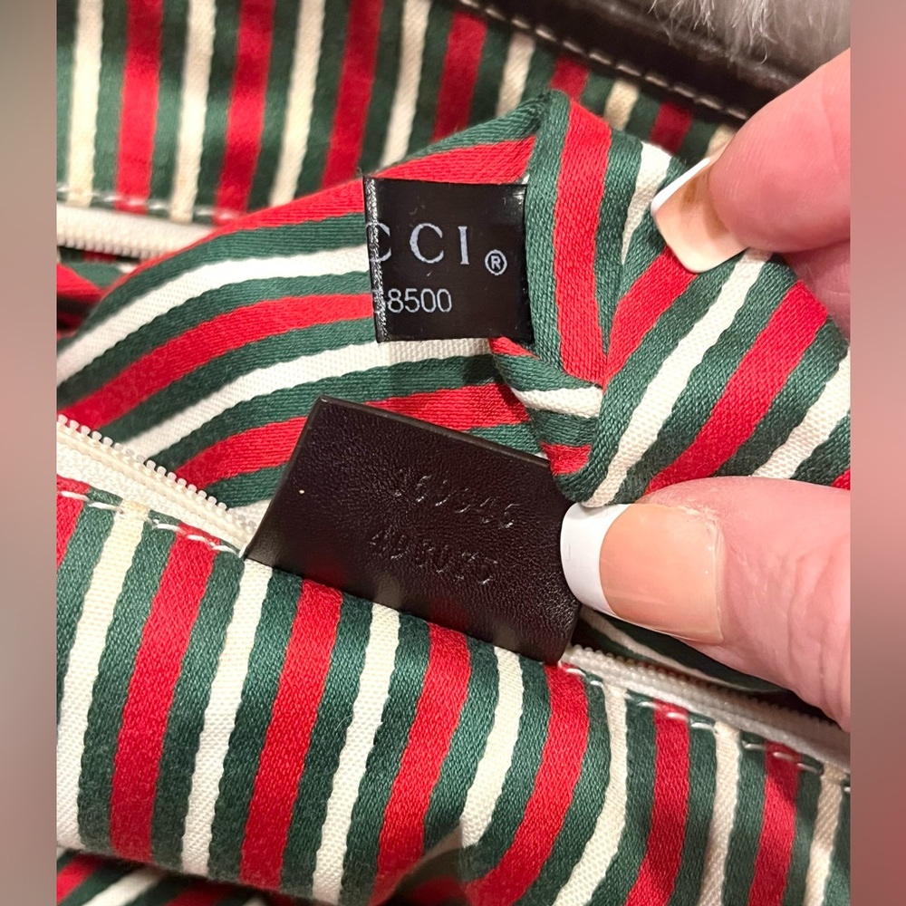 Gucci Brown and Tan Shoulder Bag - Picture 11 of 12